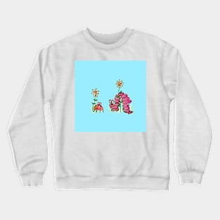 Caterpillar and ladybird Crewneck Sweatshirt